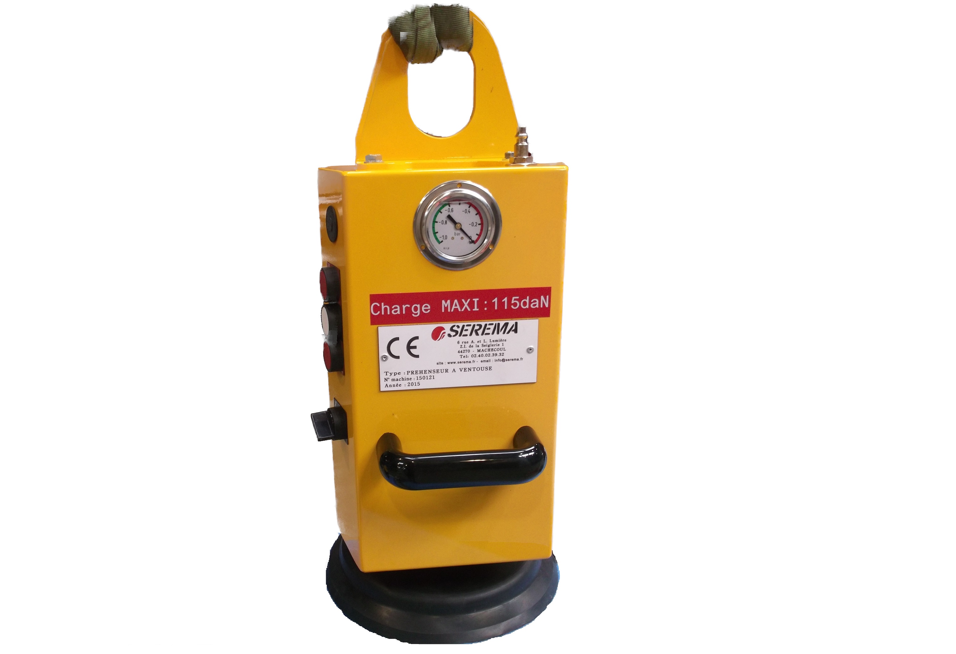 Palonnier à ventouse mono ventouse Compact Serema